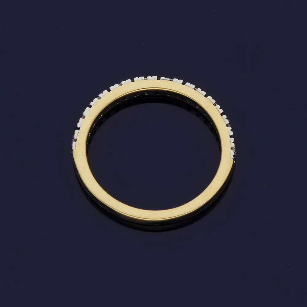 18ct Yellow Gold Sapphire & Diamond Eternity Ring