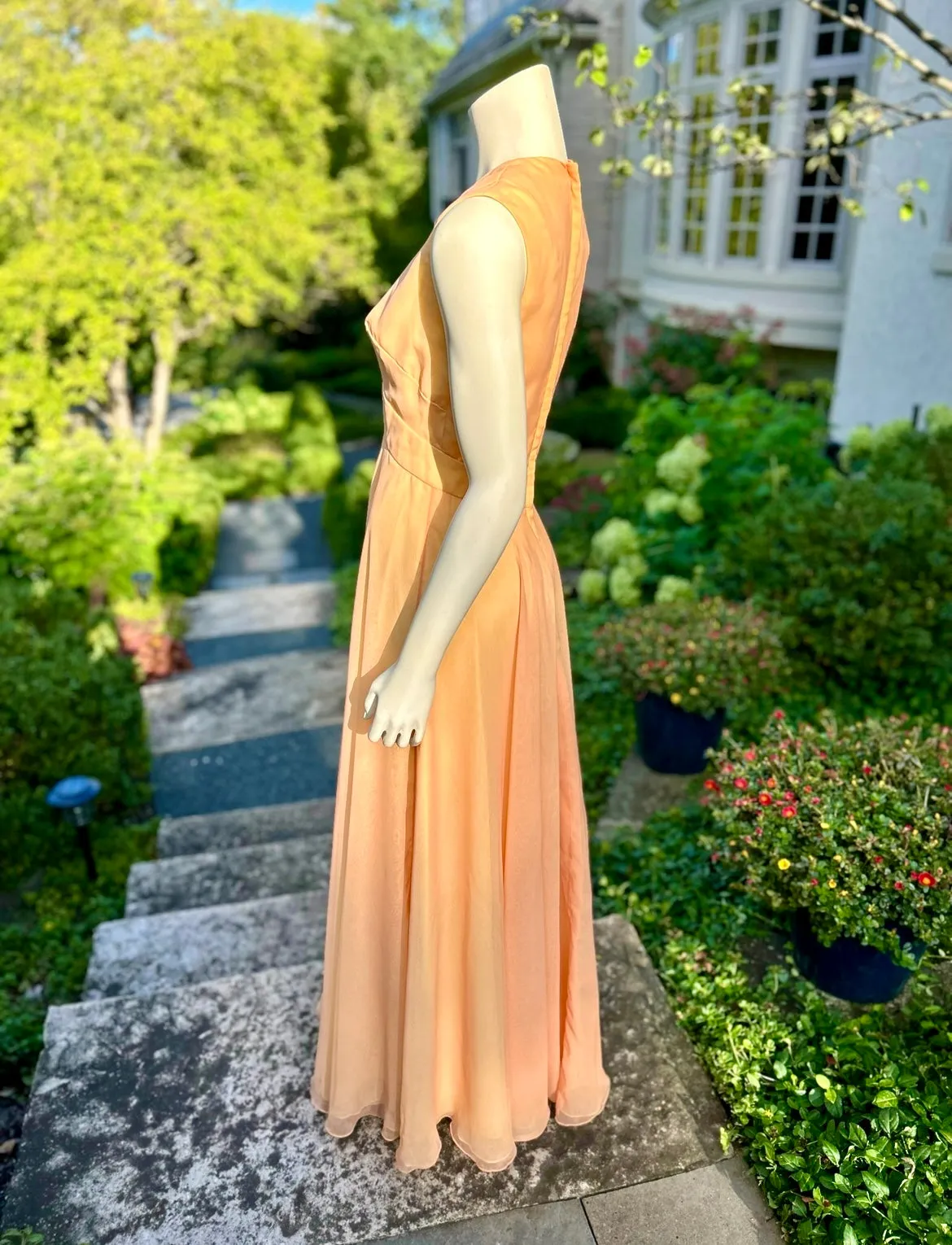 1970s Sunset Shimmer Gown