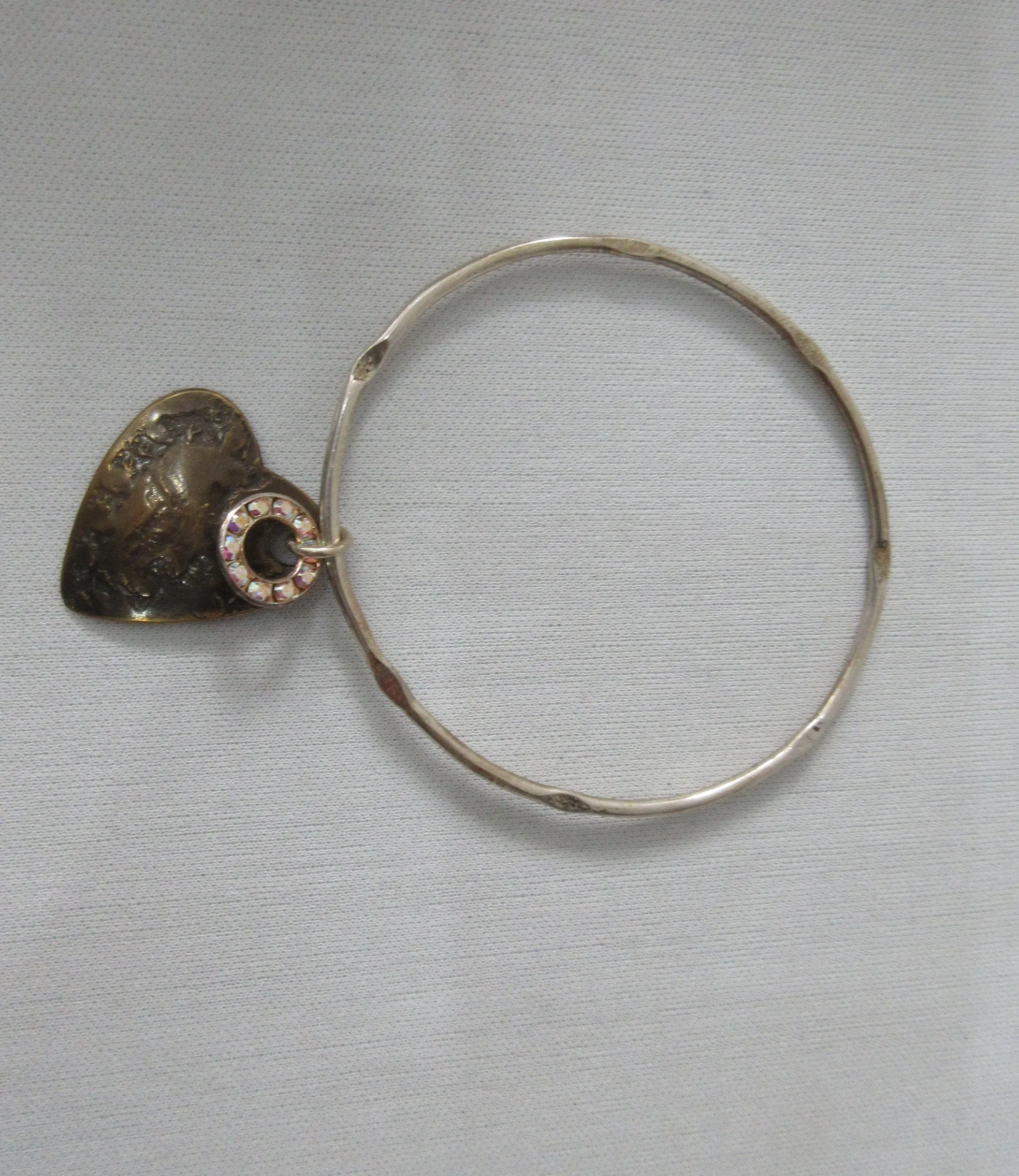 20A40 -Karyn Chopik Brass Heart Bracelet