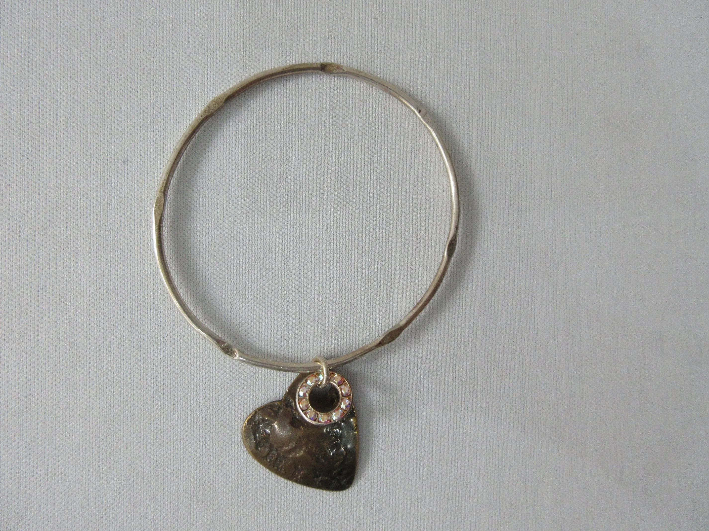 20A40 -Karyn Chopik Brass Heart Bracelet