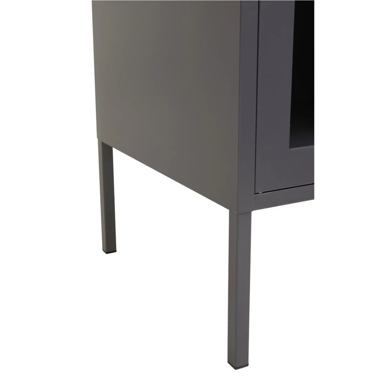 Acier Three Door Grey Sideboard