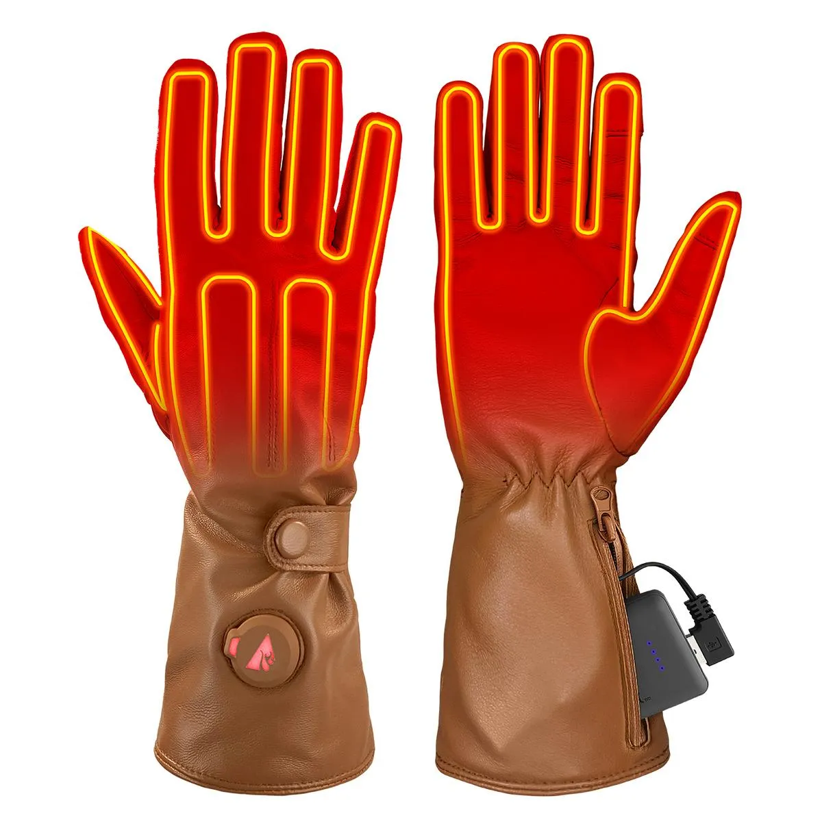 ActionHeat 5V Women's Battery Heated Leather Dress Glove