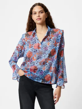 Adalina Chiffon Popover Shirt