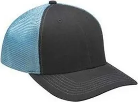 Adams PR102 Brushed Cotton Soft Mesh Trucker Cap - Sky Blue