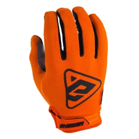 Answer AR3 Motocross MX Adult Gloves - Orange / Black