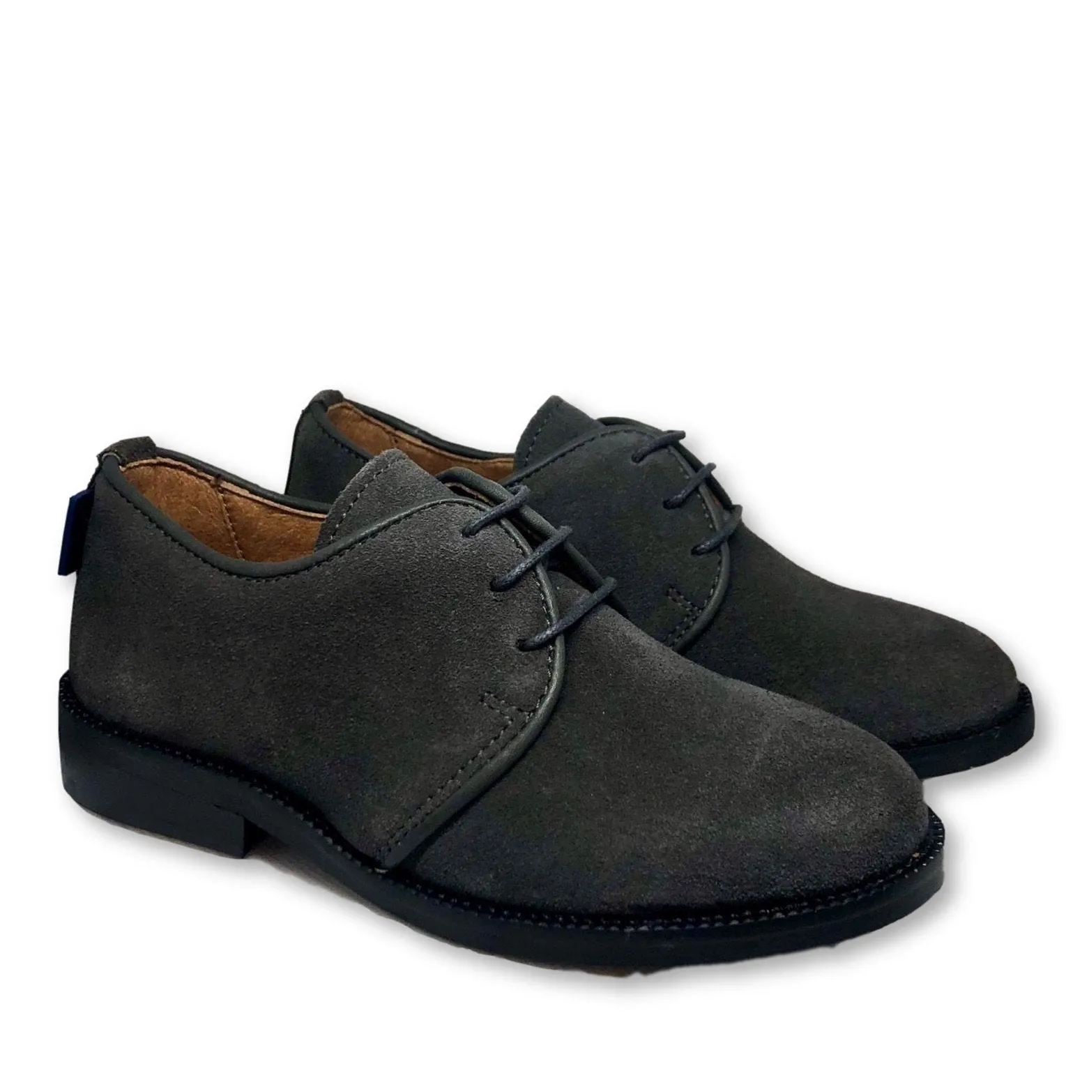 Atlanta Mocassin Gray Suede Oxford