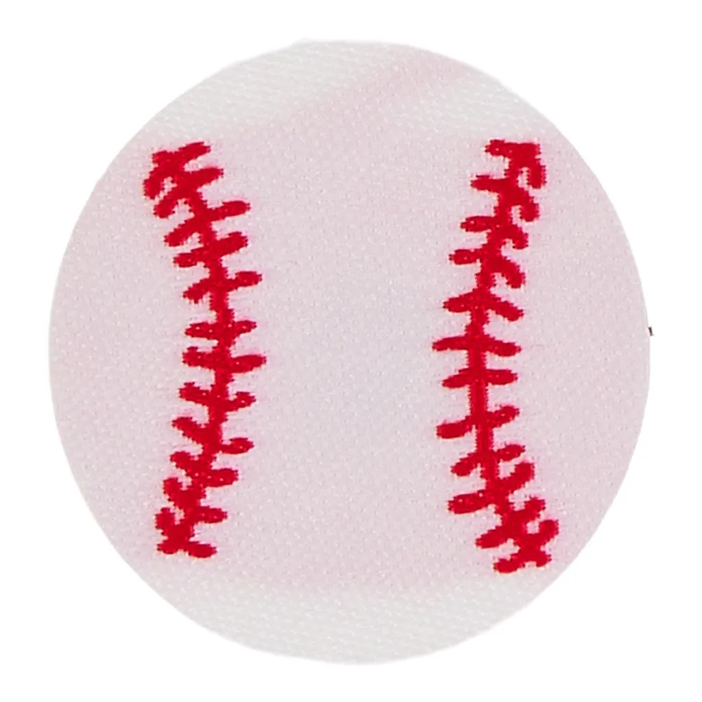 Baseball Patch - Baseball White/Red