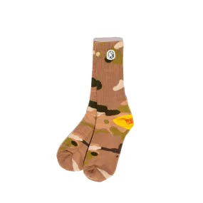 Billionaire Boys Club Men BB Camo Hands Sock 'Fog'