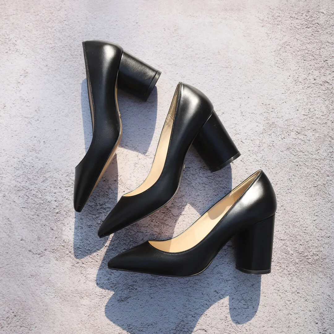 CHOICE - classic block heel pumps