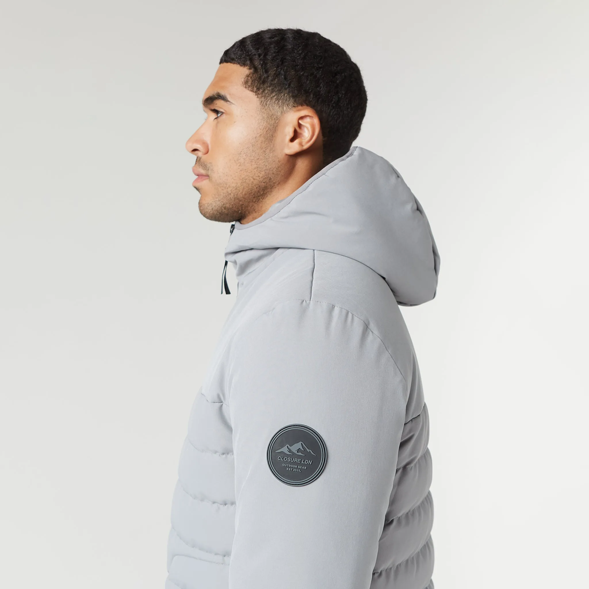 Contrast Soft Shell Jacket | Ice Grey