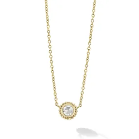 Covet Large Rose Cut Diamond Necklace