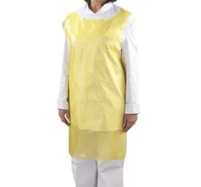 Disposable Aprons in Yellow - Roll of 200