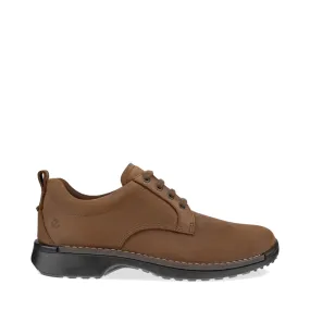 Ecco Men's Fusion Oiled Nubuck Tie in Cocoa Brown