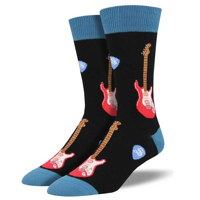 Electric Guitars Men's printed socks