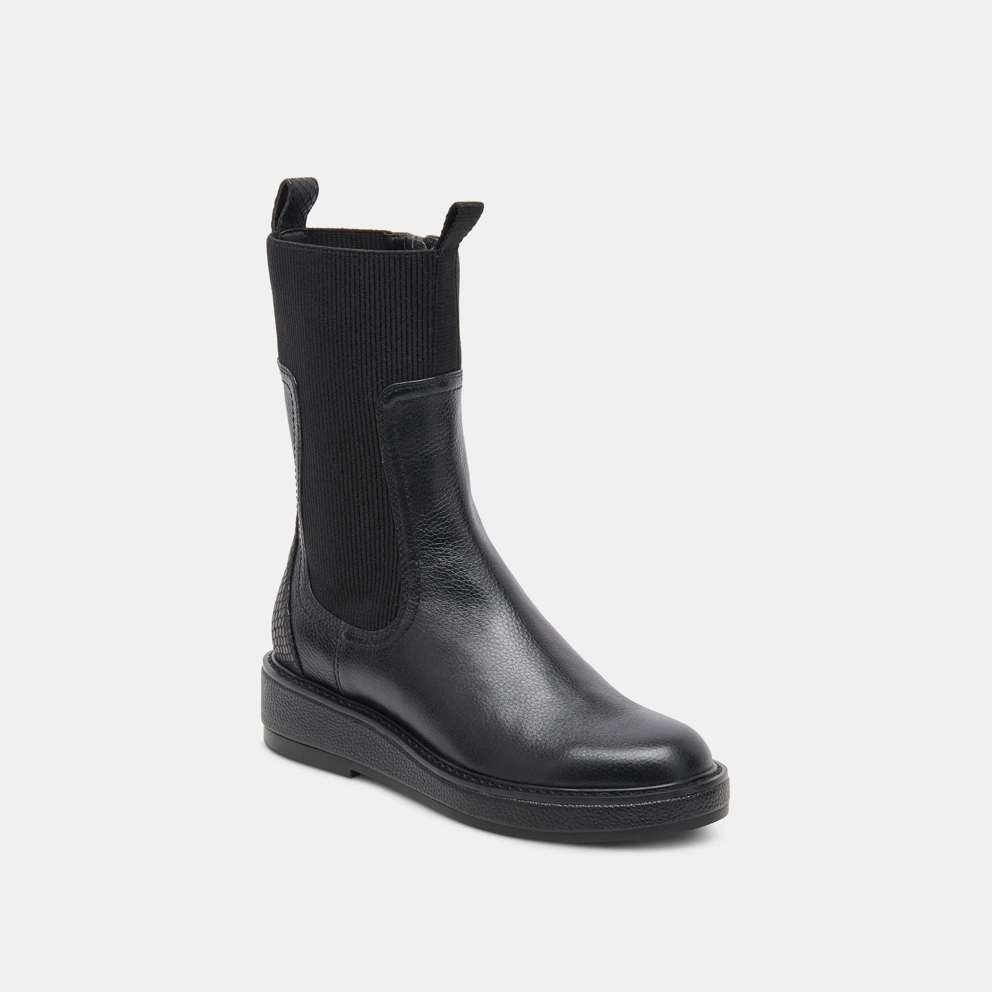 ELYSE H2O BOOTS BLACK LEATHER