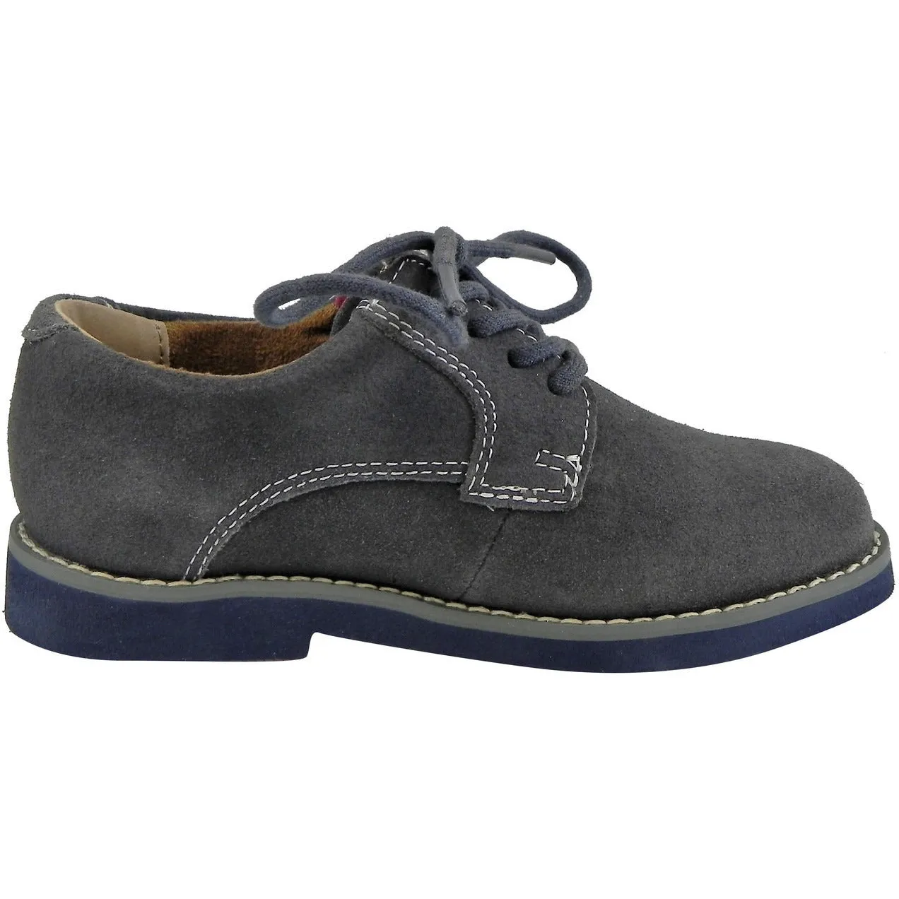 Florsheim Boy's Kearny Suede Classic Lace Up Oxford Shoes Grey