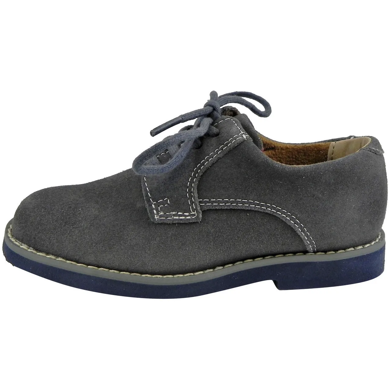 Florsheim Boy's Kearny Suede Classic Lace Up Oxford Shoes Grey