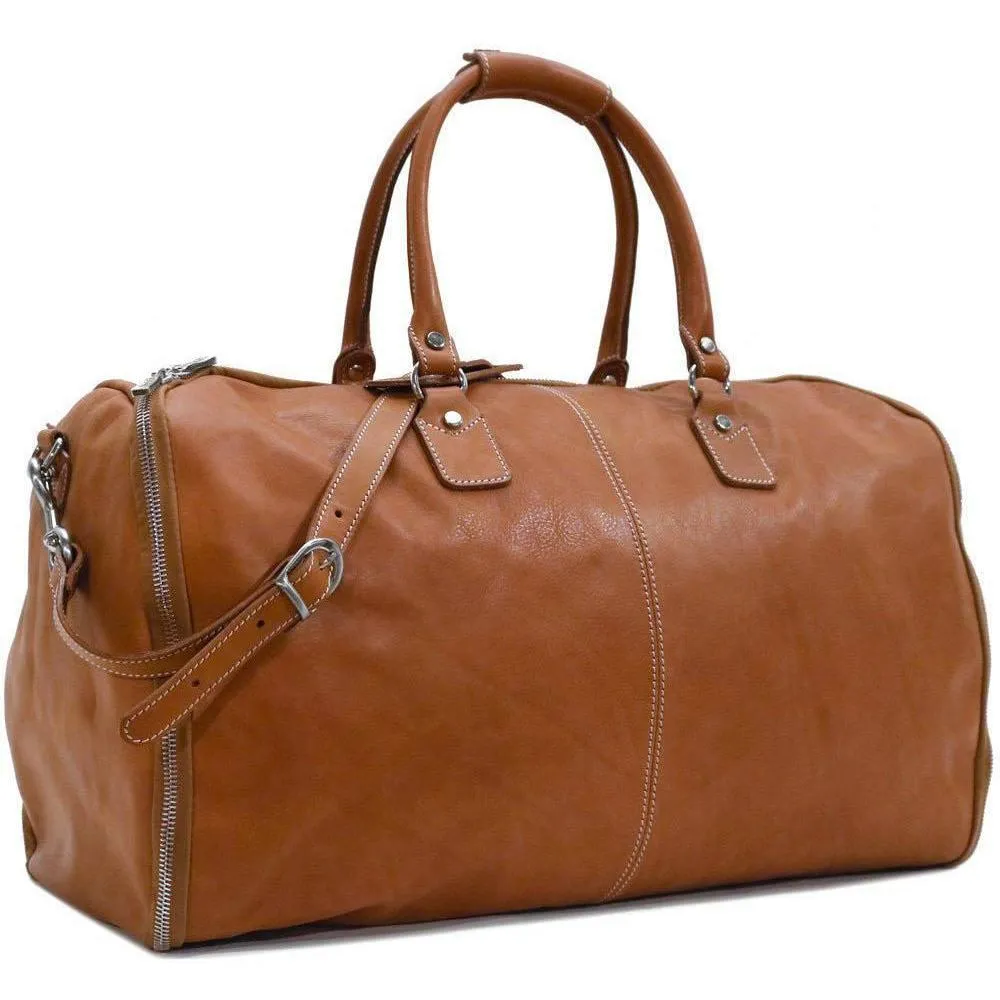 Floto Leather Parma Garment Duffle Bag