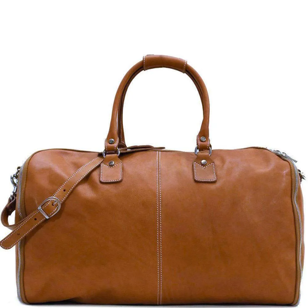 Floto Leather Parma Garment Duffle Bag