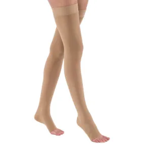 JOBST® Relief Thigh High 30-40 mmHg w/ Silicone Top Band, Open Toe