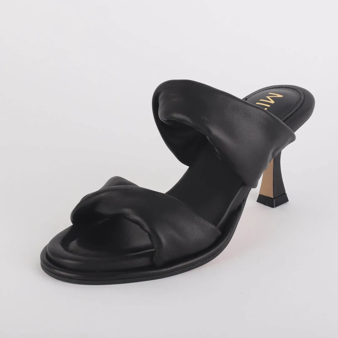 KARIN - twist leather mule