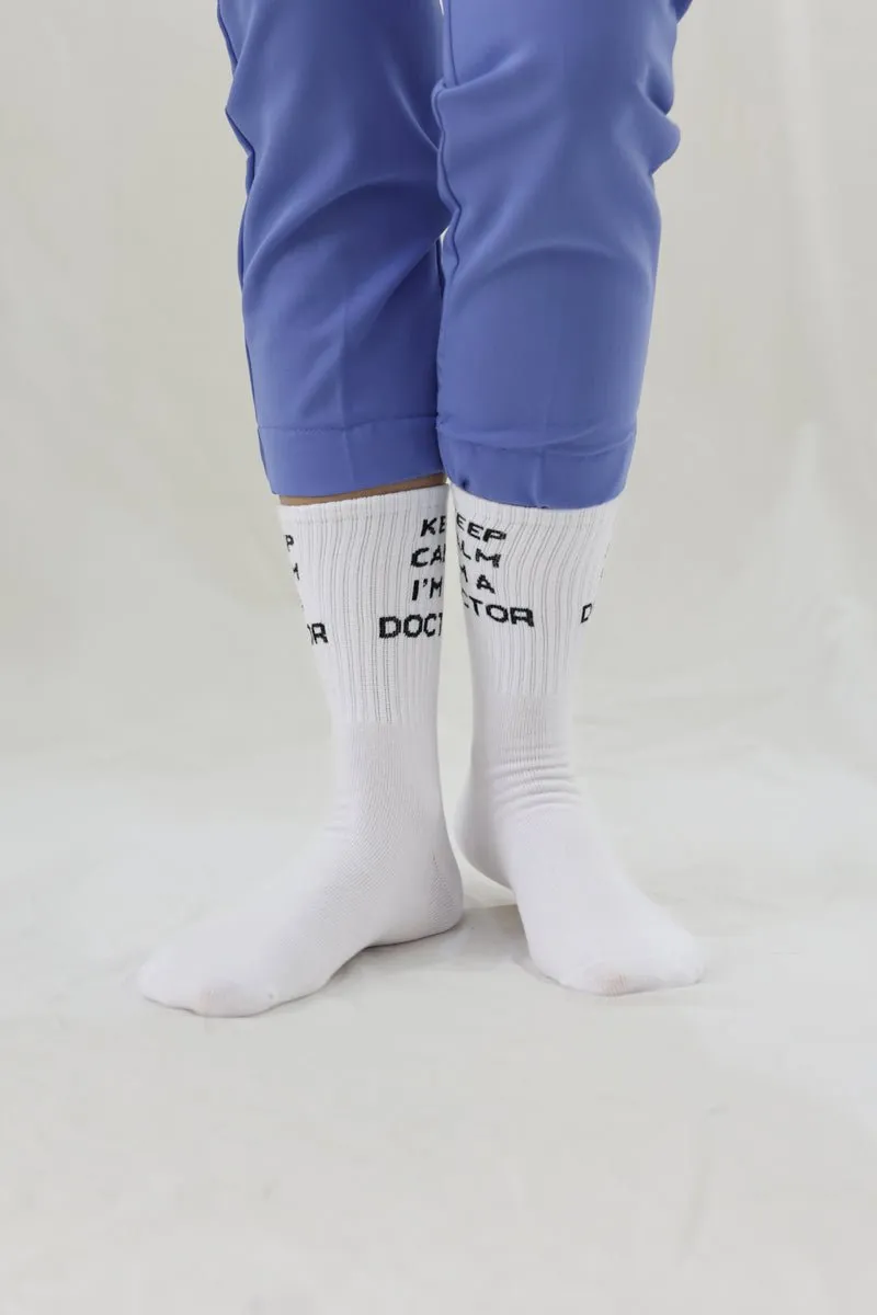 Keep Calm I am a Doctor Socks