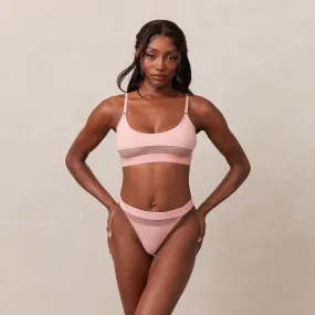 Mesh Bra  - Pink