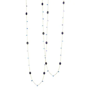 Necklace - Sapphire, Kyanite & Larimar