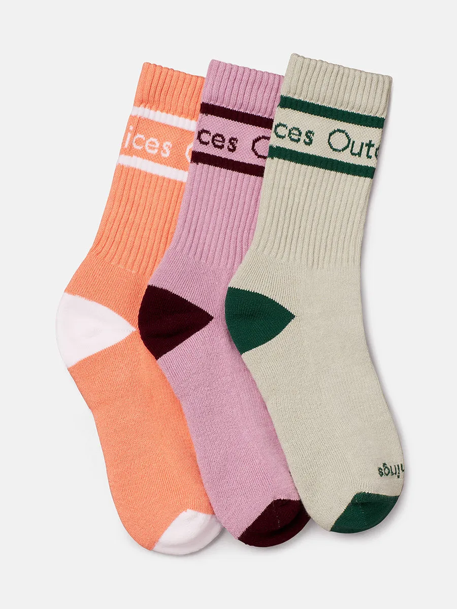 OV Club Crew Sock 3-Pack