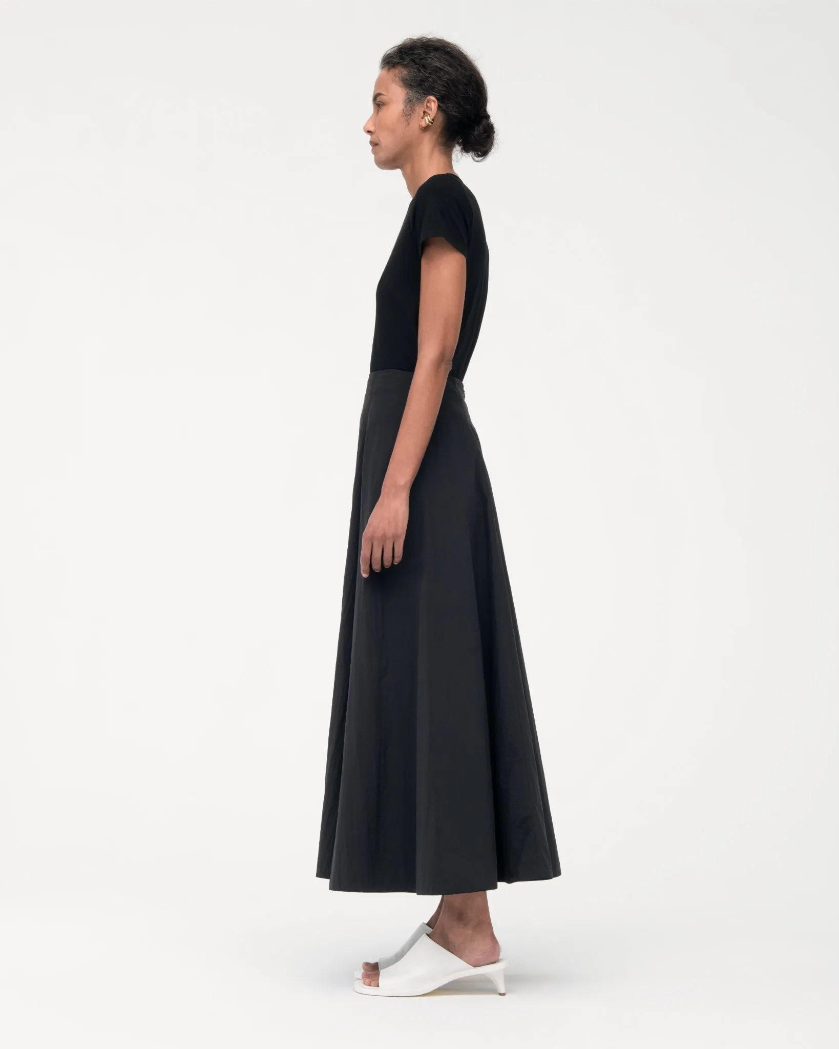 Paneled Full Skirt