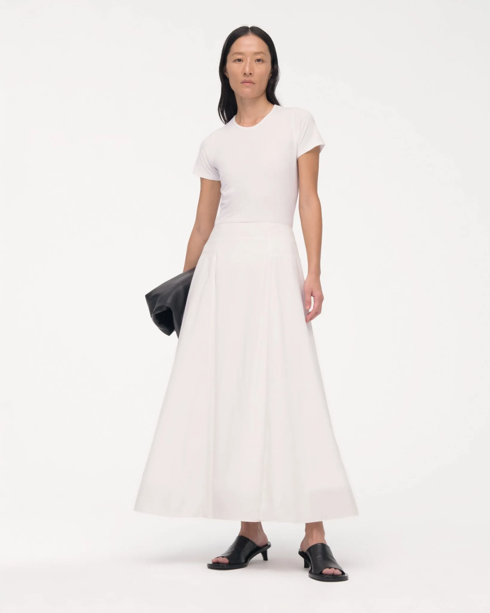 Paneled Full Skirt