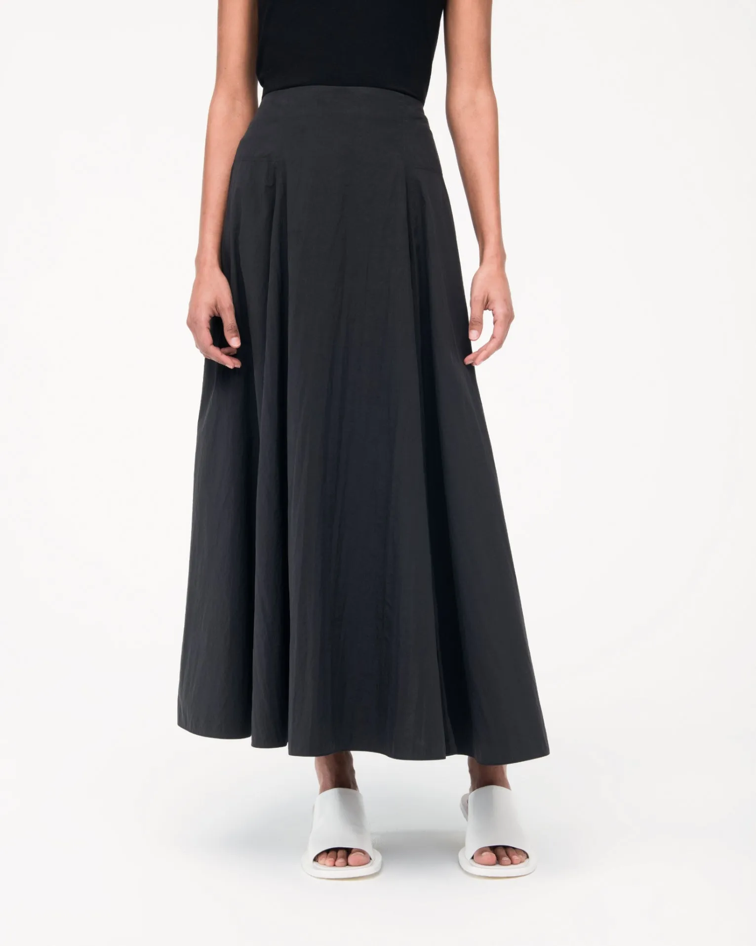 Paneled Full Skirt