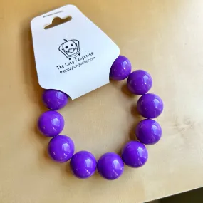 Purple Beaded Bracelet