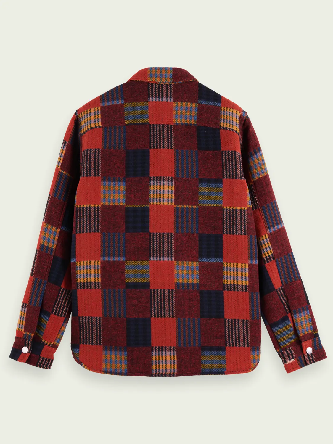 Scotch & Soda - Patched Check Jacquard Overshirt