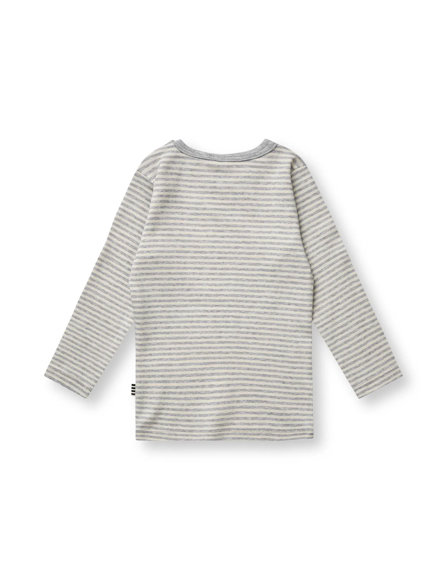 Soft Striped Rib Tobinino, Off White / Grey Mel