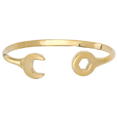 Spanner Gold Baby Bangle