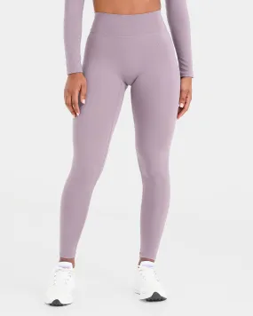 Staple Leggings - Mauve Purple