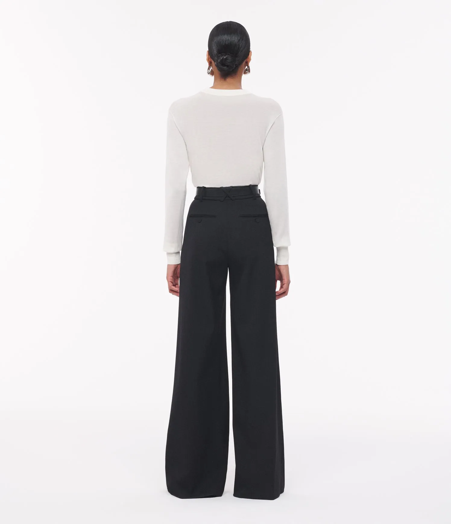 Twill Pleated Trouser