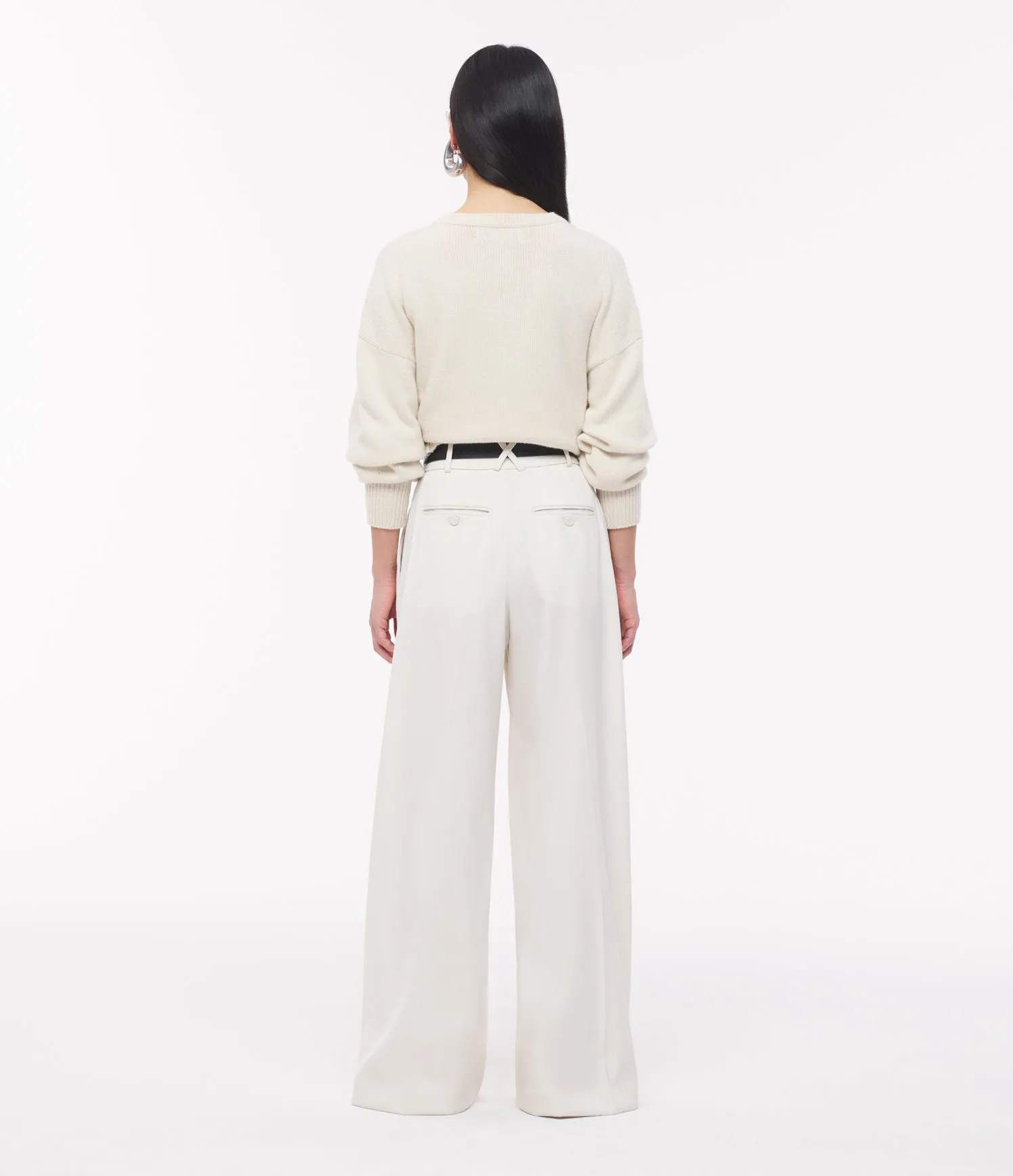 Twill Pleated Trouser