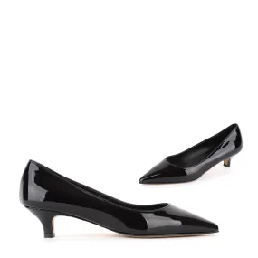 *UK size 13 - SISARA - black, 4cm heels