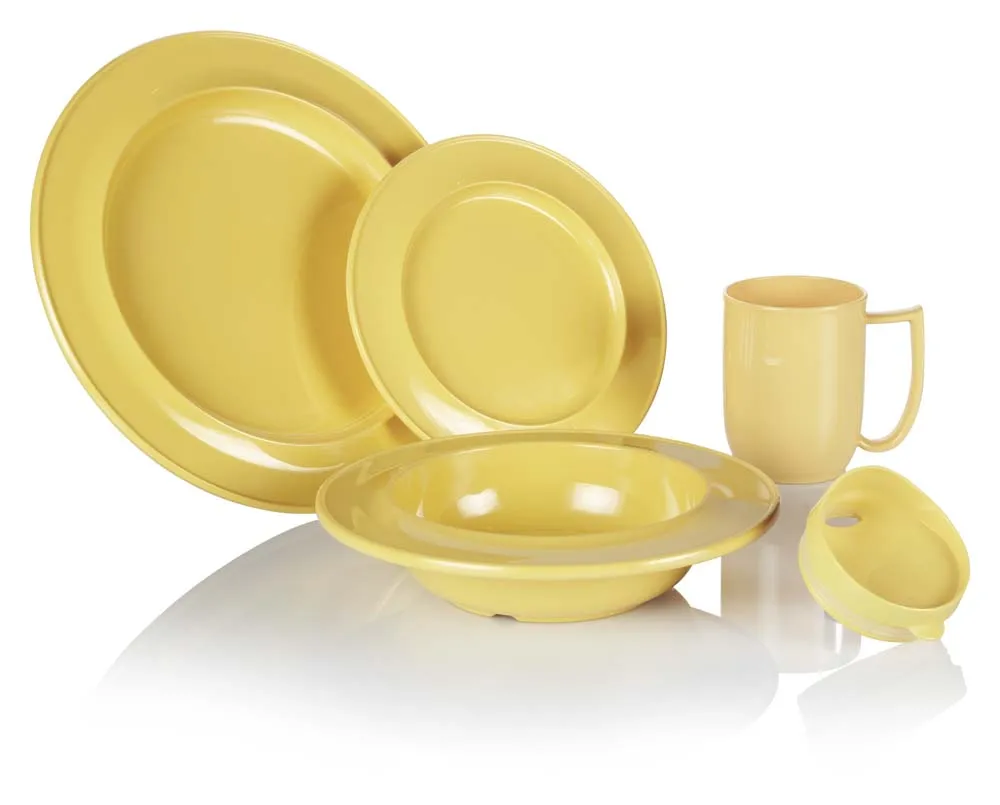 Yellow dining plate - VAT Free